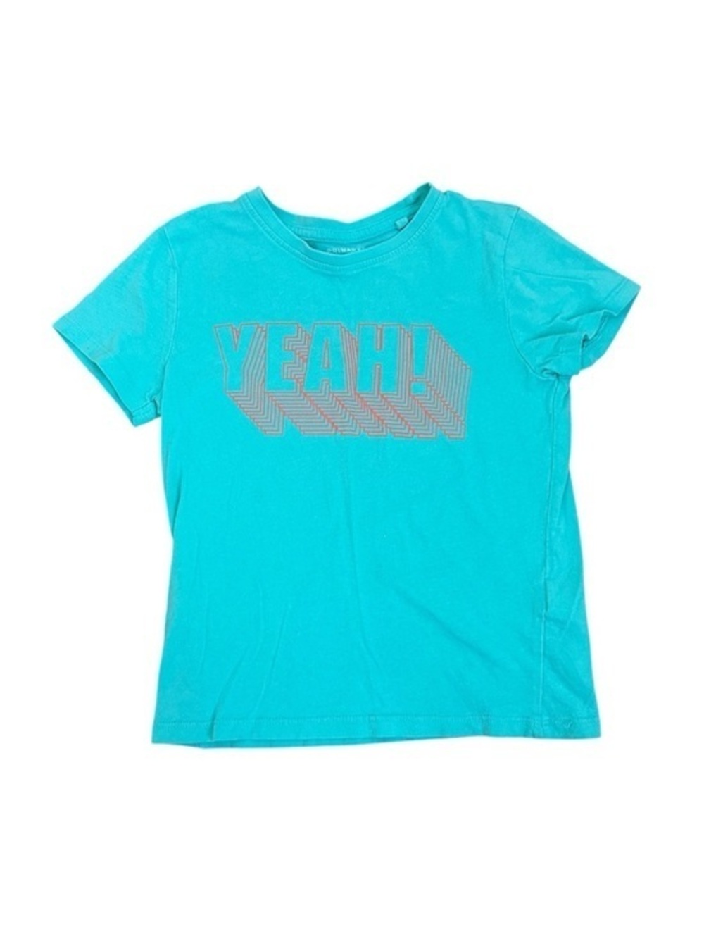 Primark Kids Turquoise 'YEAH!' Graphic Tee